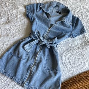 WHITE FOX ACID BLUE DRESS